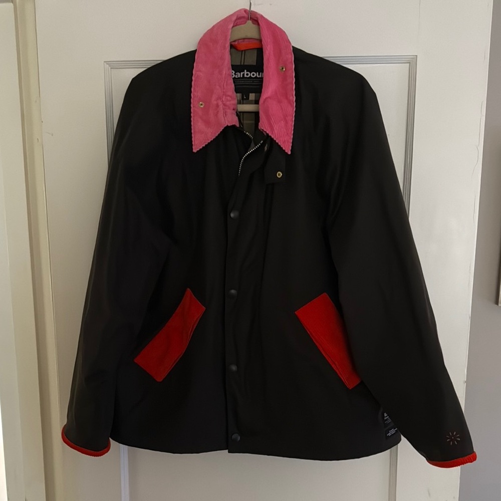 Barbour x Flower Mountain waxed jacket